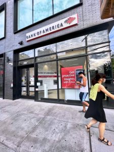 New business Bank of America opened up in 205 Smith street